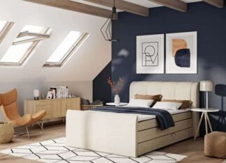 Łóżko tapicerowane Eveline - New Design