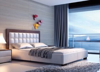 Łóżko tapicerowane Azurro - New Design