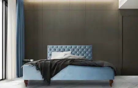 Łóżko tapicerowane Cosword – Dobranoc