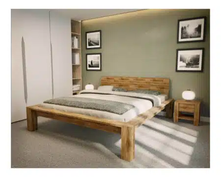 Łóżko Dębowe Aruba – Tartak Meble